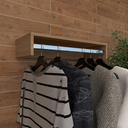 Ver imagem 1 de Cabideiro de Parede Suspenso 80x25x11,5 Amadeirado