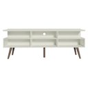 Ver imagem 2 de Rack para TV até 65" Madri com Pés de Madeira Branco Madesa