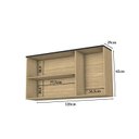 Ver imagem 3 de Armário Modulado Aéreo 120cm 3 Portas Confort 100% MDF