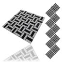 Ver imagem 1 de Pastilha de Vidro Adesiva Kit 10 Uni Parede Cozinha Sala Banheiro Decorativa Moderna Requintado Refo