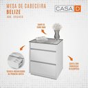 Ver imagem 6 de Mesa de Cabeceira Belize Branco - Casa D Móveis
