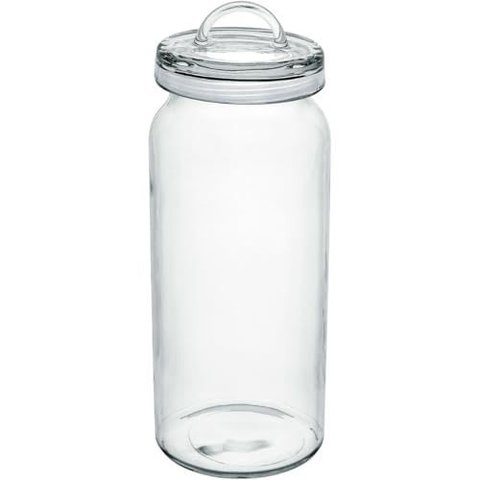 Pote Porta Matimentos Home&co Vidro 1,5l 27x10x10cm Transparente