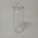 Ver mais imagens de Pote Hermético de Vidro 1,5L Transparente 27x10x10cm Mantimentos Cozinha Tampa