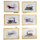Ver imagem 1 de Quadro Infantil 6 un A4 vidro e pendurador