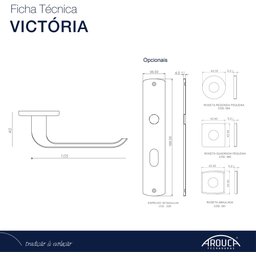 Fechadura Interna Victoria 408449/40 Zce - 3