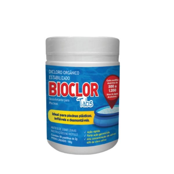 BIOCLOR TABS - desinfetante para piscinas plásticas, jacuzzis e banheiras - 1