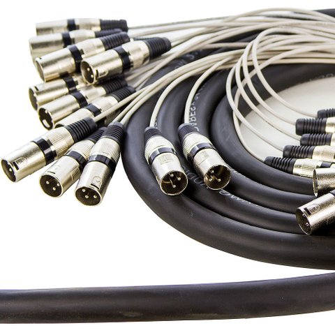 Multicabos Conectores Xlr 24 Vias Cirilo Cabos - 2 Metros