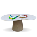 Ver imagem 2 de Mesa de Jantar Cone Orgânica Bean 235x122cm Modelar Art Moveis