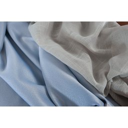 Cortina Gaze De Linho Forro Blackout 10,00x2,70 Sala E Quarto Cinza - 7