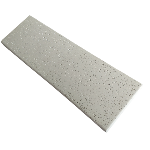 Borda Atérmica Kit 36PÇS 50x20x1,5cm Branca +2 Oleofugante e 1 Detergente Alcalino Areia de Quartzo