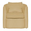 Ver imagem 3 de Kit 2 Poltronas Decorativa Alana Veludo Mostarda - Londrilar