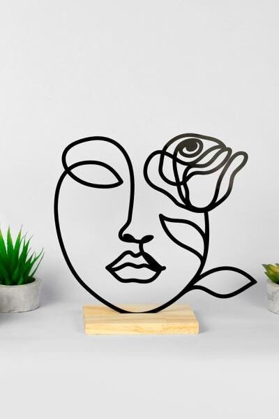 Adorno Flor De Mulher 27X25 - 3