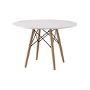 Ver imagem 2 de Mesa Eames Eiffel Infantil Madeira Tampo 68cm Redondo Branco