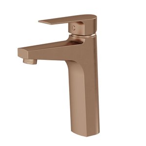 Monocomando Lavatório de Mesa Bica Média Linha Bold 6876ch370 Champanhe Fani