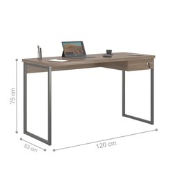 Escrivaninha com 1 Gaveta Bel 1.2 Afarra - 2