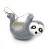 Vaso Cachepô Pendente Bicho Preguiça Cinza - 2