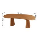Ver imagem 2 de Mesa Noronha 180cm Tampo Laminado Orgânico