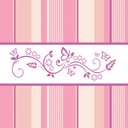 Ver imagem 2 de Papel de Parede Adesivo Baby Listrado Rosa - 3,5m