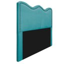 Ver imagem 1 de Cabeceira Queen Bari P02 160 cm Para Cama BoxAzul Turquesa