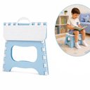 Ver imagem 6 de Banquinho Dobrável Plástico Resistente Azul com Alça para Transporte Uso Interno e Externo