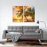 Quadro Paisagem Praia Coqueiros Ao Entardecer decorativo - 3