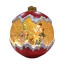 Ver imagem 1 de Globo de Natal Decorativo C/led 16,3x15x15cm Colorido 820180