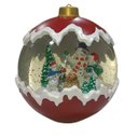 Ver imagem 2 de Globo de Natal Decorativo C/led 16,3x15x15cm Colorido 820180