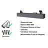 Rack Suspenso Home Classic Hall de Entrada Casa Moderna com 2 Gavetas Puxadores Cava - 3