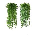 Ver imagem 1 de 2 Planta Artificial Pendente Peperômia Decoração Jardim