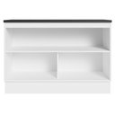 Ver imagem 7 de Balcão de Pia Cozinha 100% MDF 120 cm 2 Portas Branco/Preto Acordes Madesa