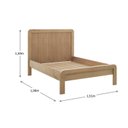 Ver imagem 3 de Cama Casal 100% Madeira Maciça Nest Marrom/Tauari