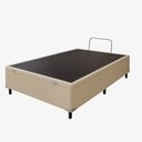 Ver imagem 2 de Cama Box com Bau Bege Casal Premium Blindada Super Reforçada Acompanha 6 Pezinhos