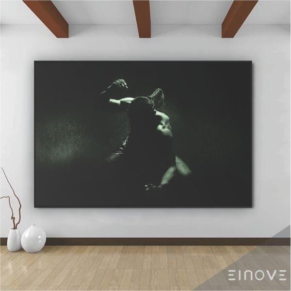 Quadro Arte Da Luta Thai Canvas 60X40Cm Borda Infinita N015 - 2