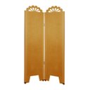 Ver imagem 1 de Biombo Liso com Detalhes 2 Folhas c/ 04 Pezinhos