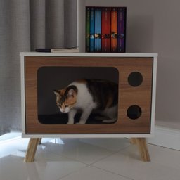 Mesa de Canto Pet Cachorro e Gato Mdf Tv - 5