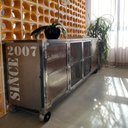 Ver imagem 3 de Balcão Buffet Broadway 1m40 - Estilo Industrial em Ferro