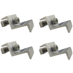 Kit 4 Grampo Painel Placa Solar Presilha Fixador Terminal Universal