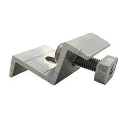 Kit 4 Grampo Painel Placa Solar Presilha Fixador Terminal Universal - 6