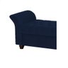 Recamier Divã Morabe P04 195 cm Suede Azul Marinho TCA 948 - Amarena Móveis - 6