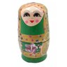 Matriosca Verde Boneca Russa 12 Cm Azul D 5 Peças - 1