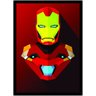 Quadro Decorativo Homem De Ferro Super Heróis Com Moldura G2 - 1