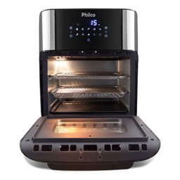 Fritadeira Air Fryer Oven Philco sem Oleo Pfr2250v 4 em 1 12l 1800w Preto 220v - 2