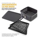 Ver imagem 6 de Fritadeira Air Fryer Oven Philco sem Oleo Pfr2250v 4 em 1 12l 1800w Preto 220v