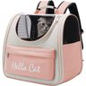Bolsa Mochila Transporte Gato Pet Animais Viagem Passeio Caminhada Vista Panoramica 360 Ventilaçao a - 7