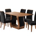 Ver imagem 2 de Conjunto para Sala de Jantar com 6 Cadeiras Inspirare