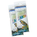 Ver imagem 2 de Sabiki Isca Camarao Artificial Pescaria Kit 2 Uni Anzol 12 Lambari Robalo Tainha Uso Mar Rio Lago Pe