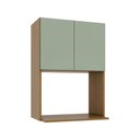 Ver imagem 1 de Armário Aéreo para Micro-Ondas 60cm 2 Portas Slim Luciane Móveis