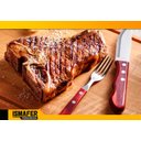 Ver imagem 3 de Jogo para Churrasco Corneta 4 Peças Jumbo Garfo Faca Inox