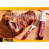 Jogo para Churrasco Corneta 4 Peças Jumbo Garfo Faca Inox - 3