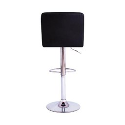 Kit 3 Banquetas de Cozinha Altas Estofadas para Bar Balcão Ilha Gomos Preta - 4